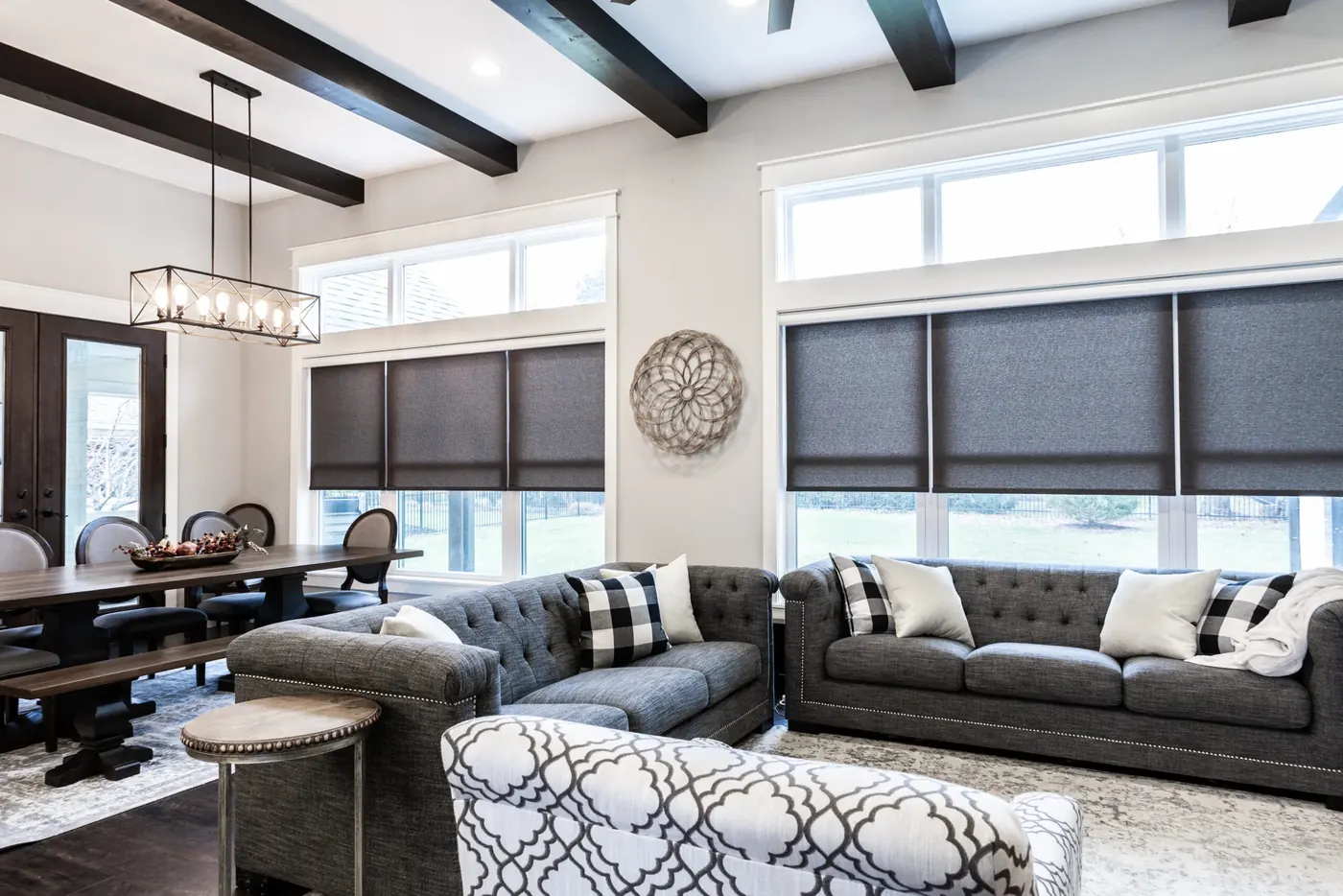 Custom shades measured and installed in McCordsville