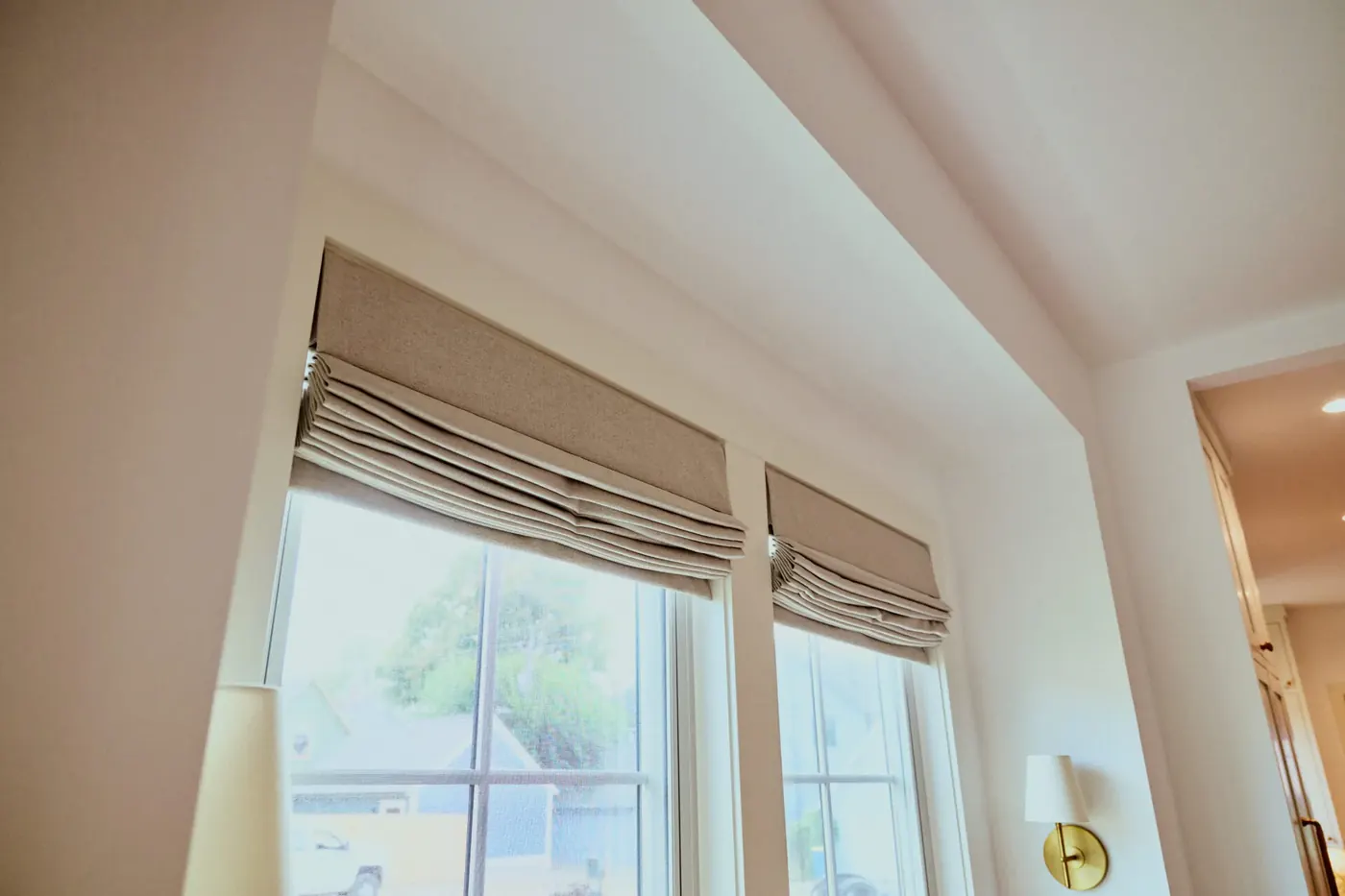 Custom shades measured and installed in McCordsville